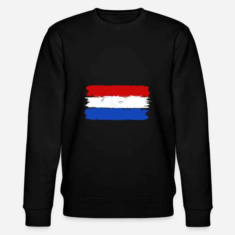 Holland - Stanley/Stella Unisex Bio-Sweatshirt CHANGER  - Schwarz