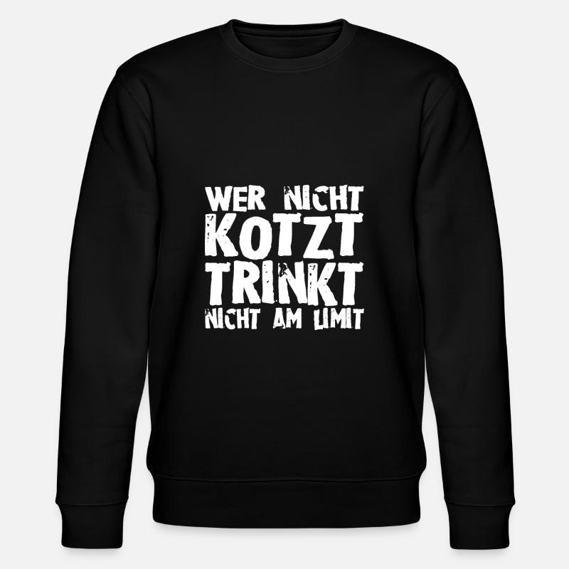 Kotzen - Stanley/Stella Unisex Bio-Sweatshirt CHANGER  - Schwarz
