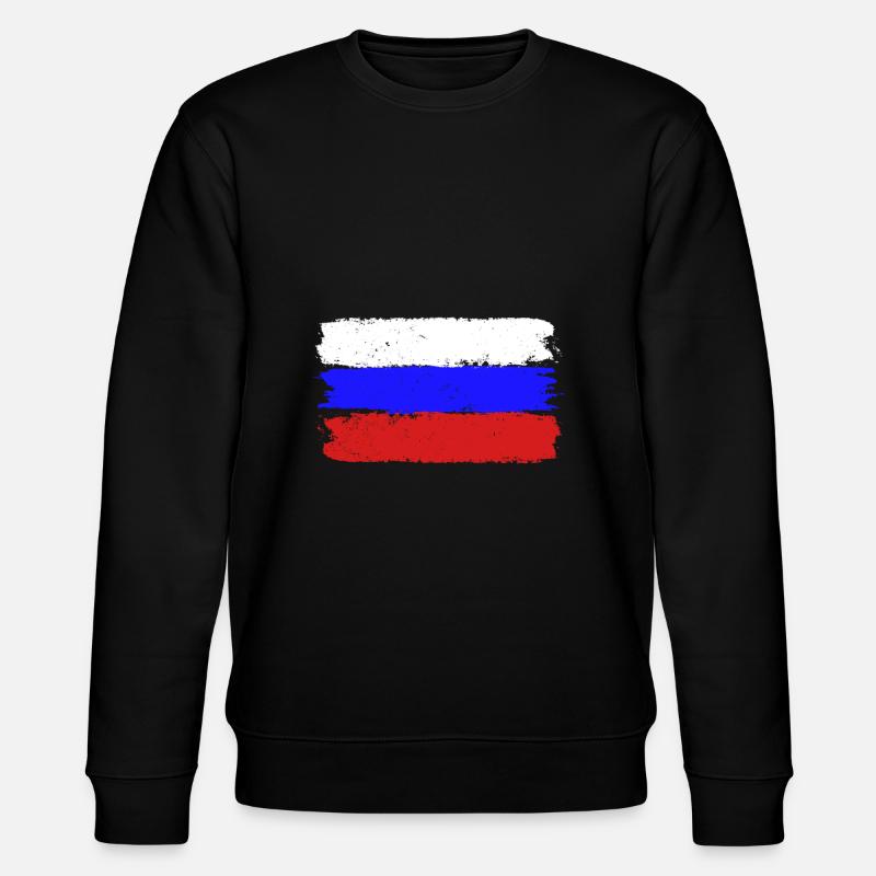 Drapeau de la Russie - Sweat bio CHANGER Stanley/Stella Unisexe - noir