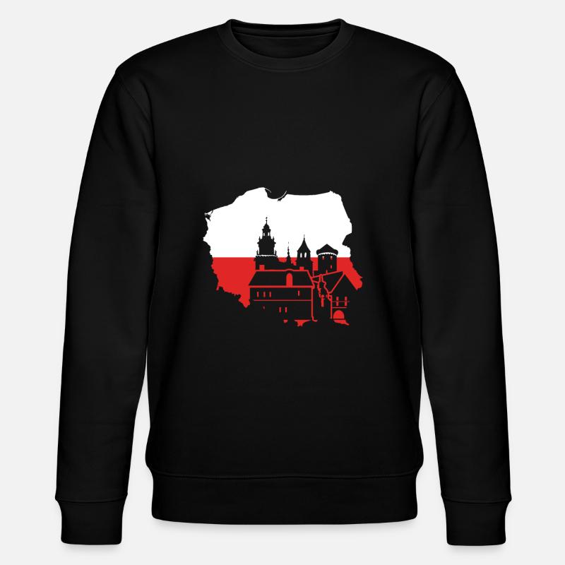 Polen krakau - Stanley/Stella Unisex Bio-Sweatshirt CHANGER  - Schwarz