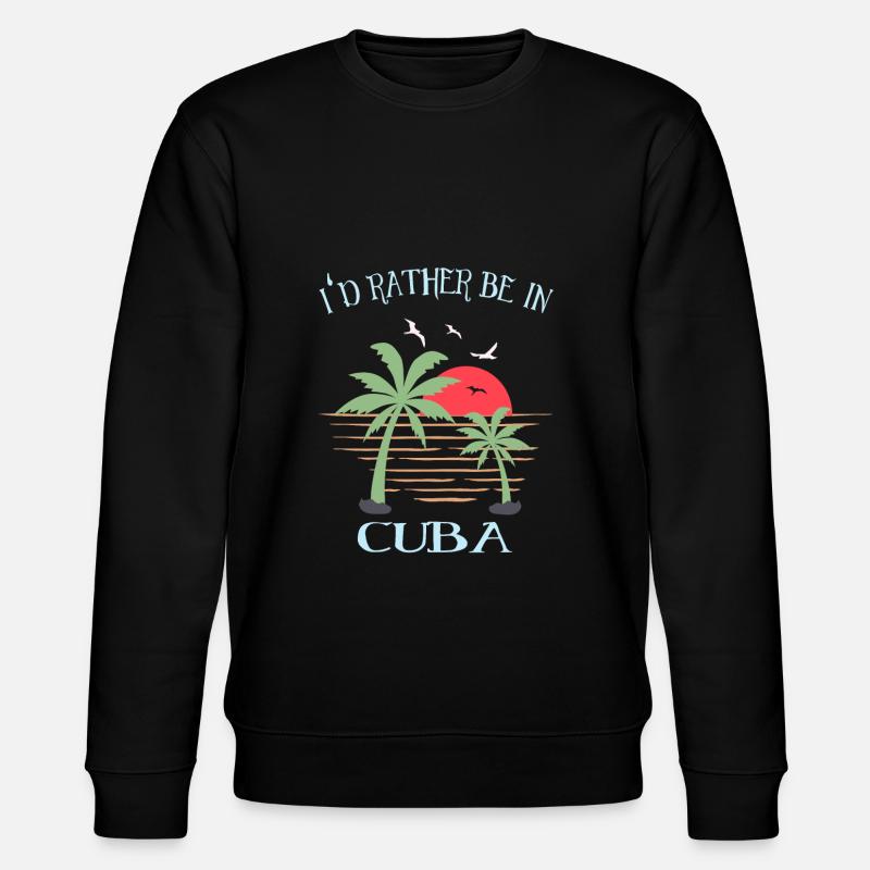 Cuba - Stanley/Stella Unisex Bio-Sweatshirt CHANGER  - Schwarz