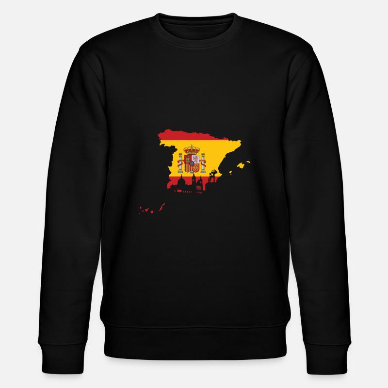 Drapeau espagnol - Sweat bio CHANGER Stanley/Stella Unisexe - noir