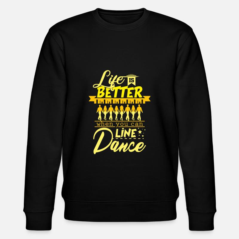 Linedance - Stanley/Stella Unisex Bio-Sweatshirt CHANGER  - Schwarz
