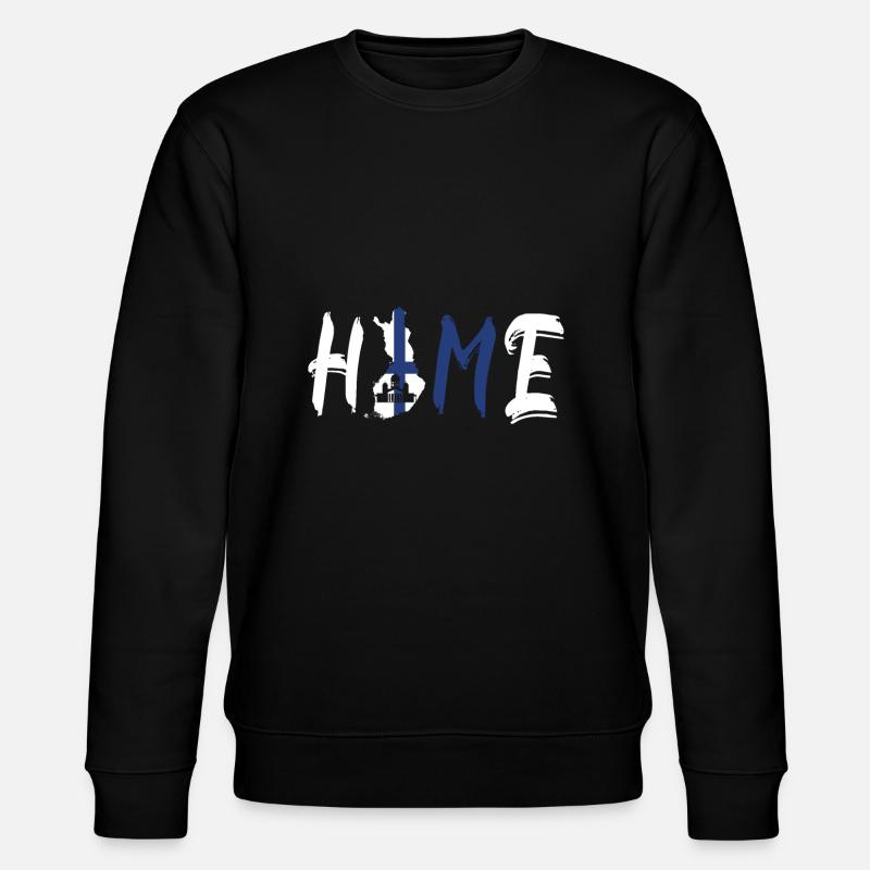 Finnland Home - Stanley/Stella Unisex Bio-Sweatshirt CHANGER  - Schwarz