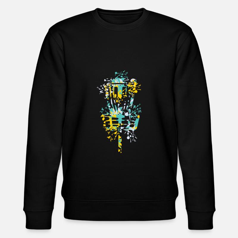 Disc golf Frisbee - Stanley/Stella Unisex Bio-Sweatshirt CHANGER  - Schwarz