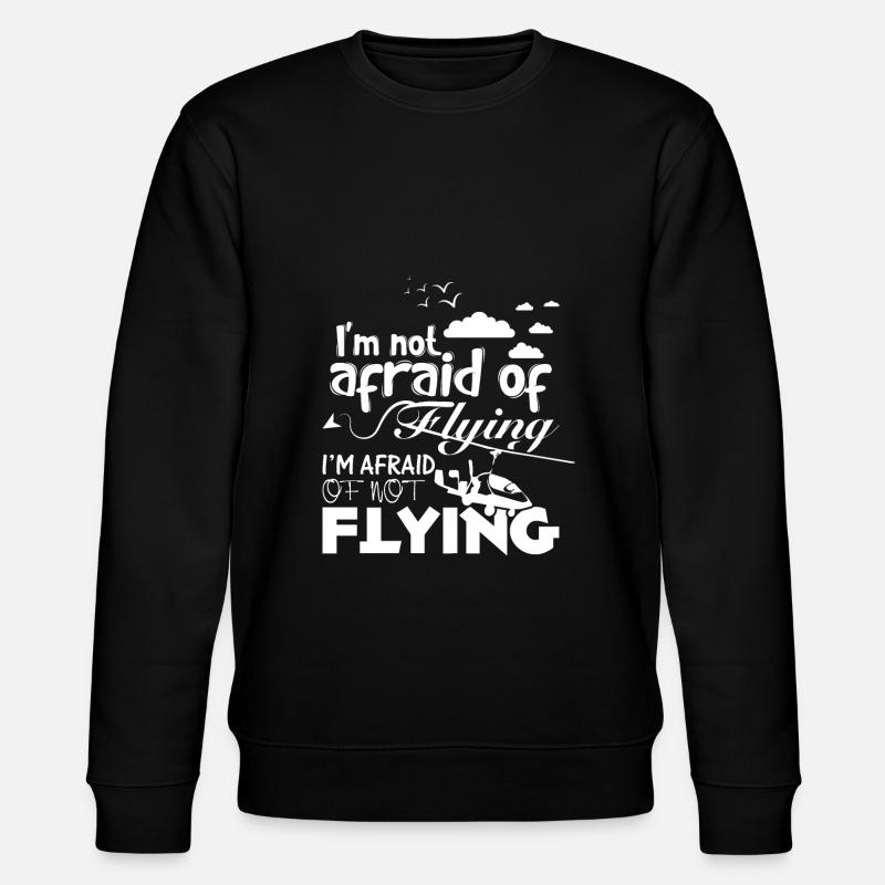 Gyrocopter fly - Stanley/Stella Unisex Bio-Sweatshirt CHANGER  - Schwarz