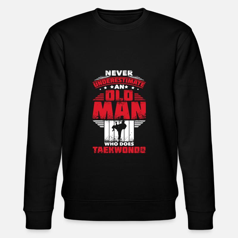 Taekwondo old man - Stanley/Stella Unisex Bio-Sweatshirt CHANGER  - Schwarz