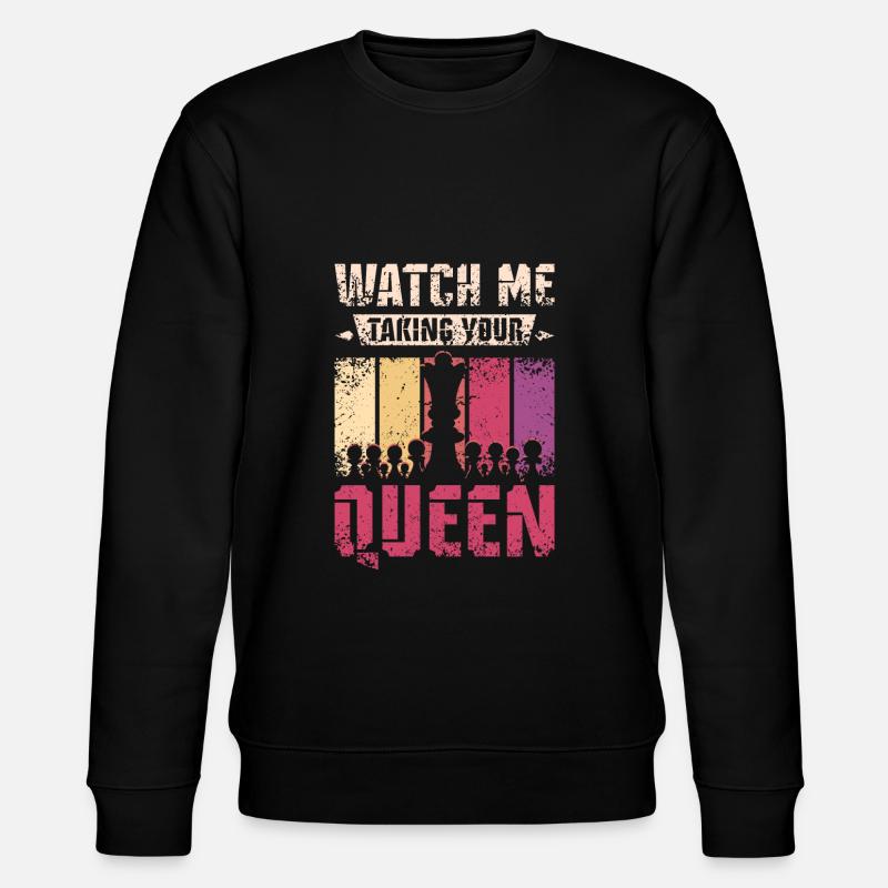 Prendre votre reine aux échecs - Sweat bio CHANGER Stanley/Stella Unisexe - noir