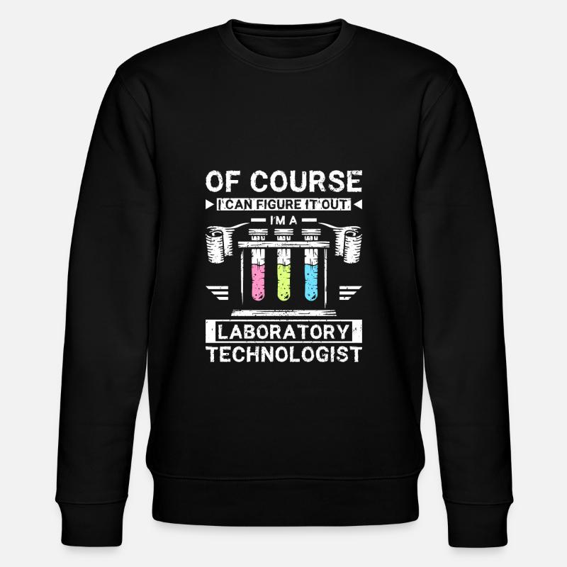 Funny laboratory technologist - Stanley/Stella Unisex Bio-Sweatshirt CHANGER - Schwarz