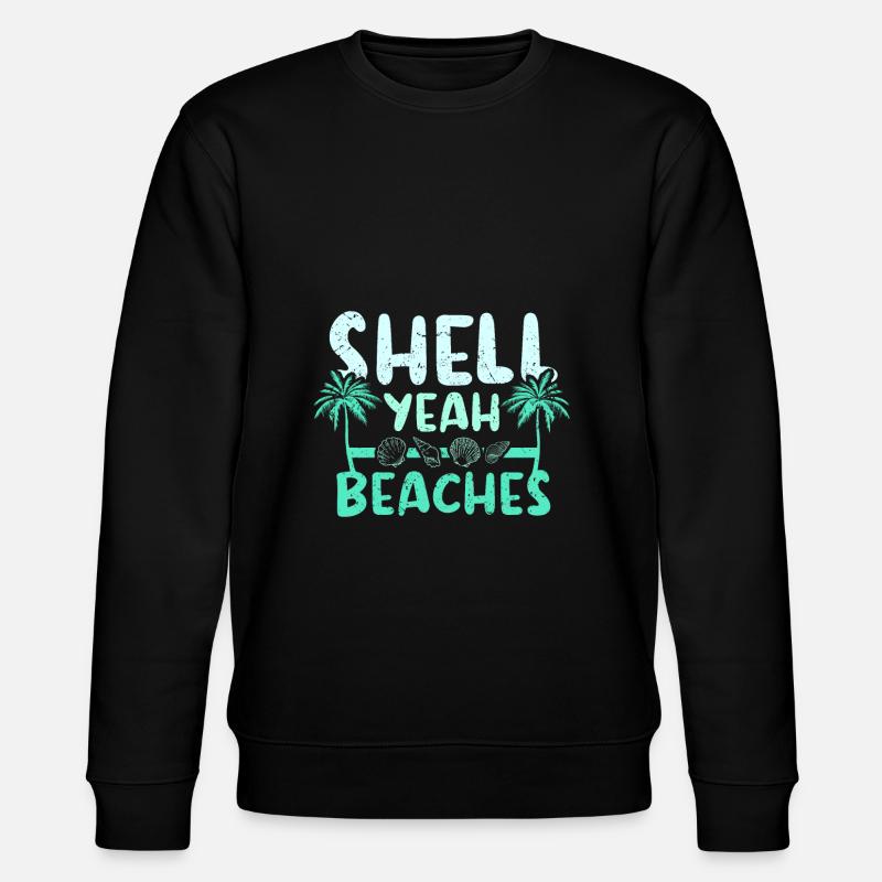 Shell yeah beaches - Stanley/Stella Unisex Bio-Sweatshirt CHANGER  - Schwarz