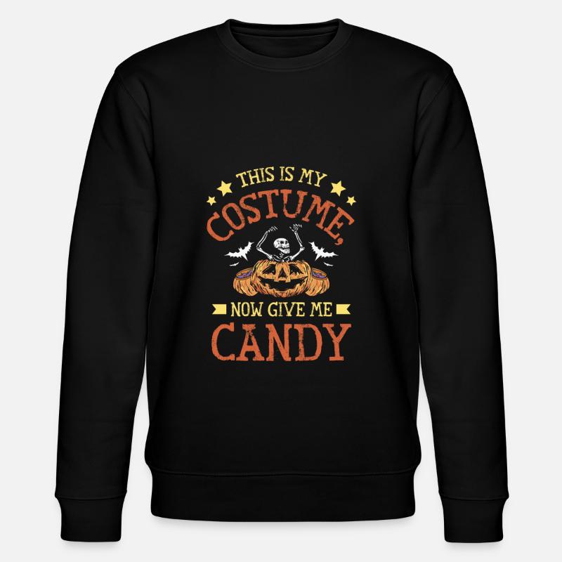 Bonbons de costume d’Halloween - Sweat bio CHANGER Stanley/Stella Unisexe - noir