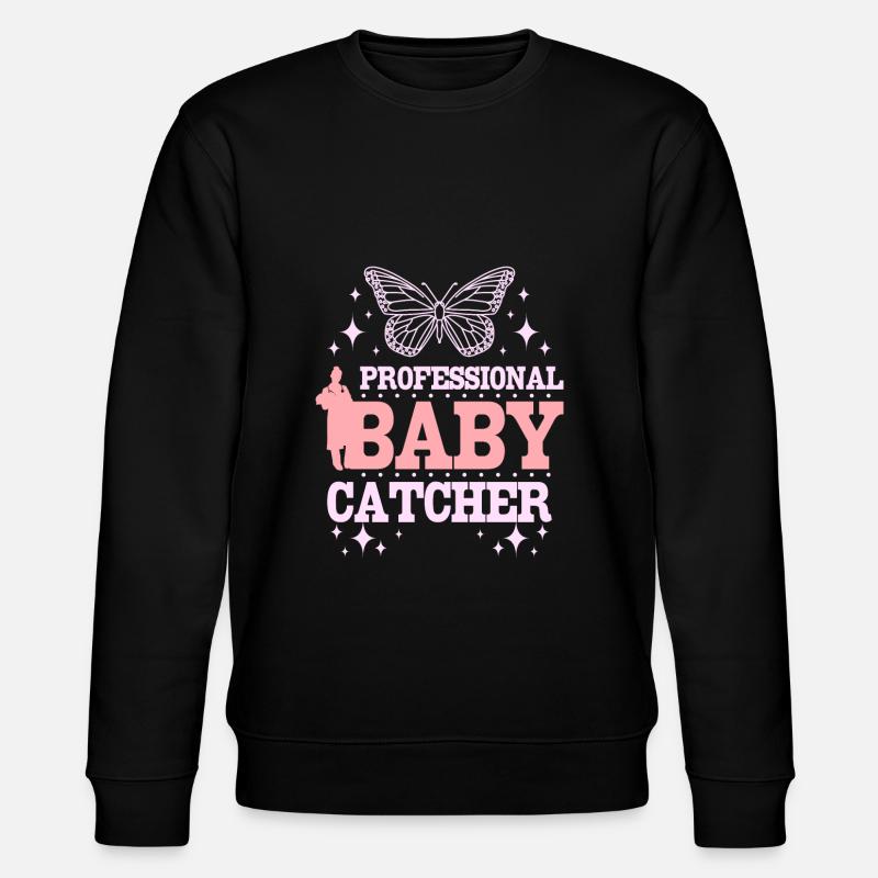 Attrape-bébé professionnel - Sweat bio CHANGER Stanley/Stella Unisexe - noir
