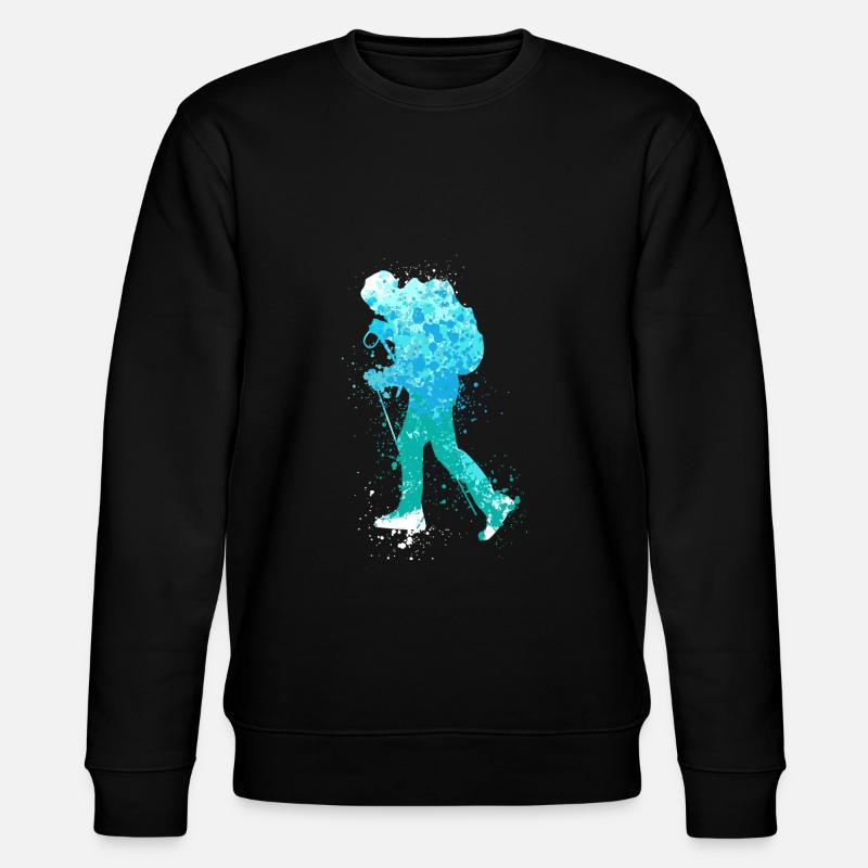 Splash Winter Hiking - Stanley/Stella CHANGER Unisex Organic Sweatshirt - black