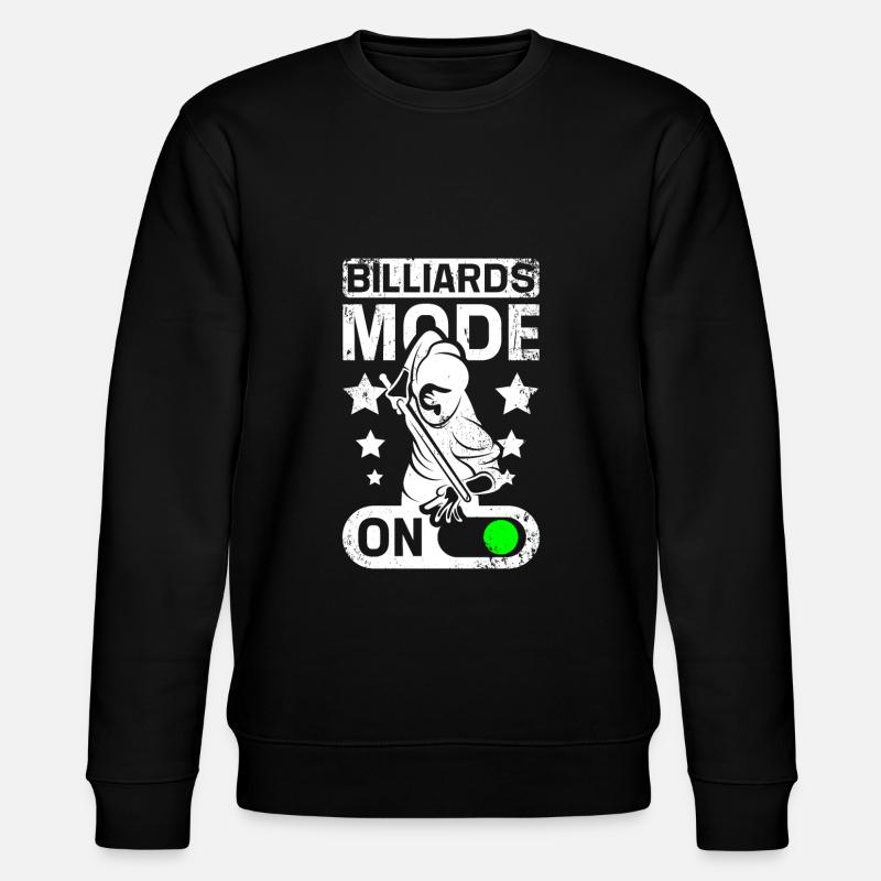 Billiards mode on - Stanley/Stella Unisex Bio-Sweatshirt CHANGER  - Schwarz