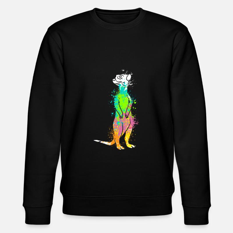 Suricates Splash Art Surikate - Sweat bio CHANGER Stanley/Stella Unisexe - noir