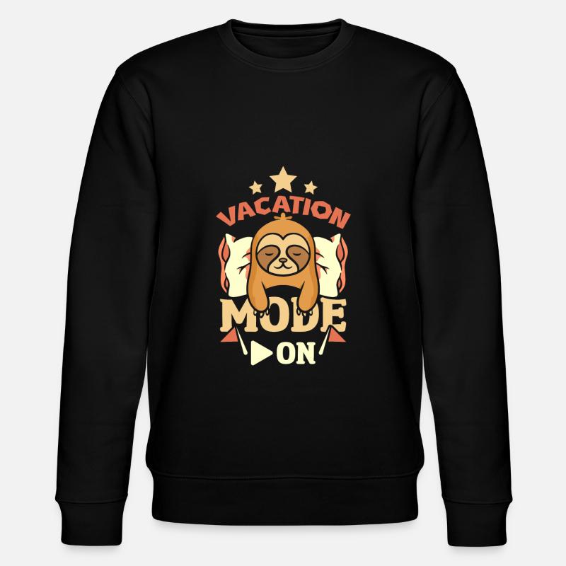 Mode vacances paresseux activé - Sweat bio CHANGER Stanley/Stella Unisexe - noir