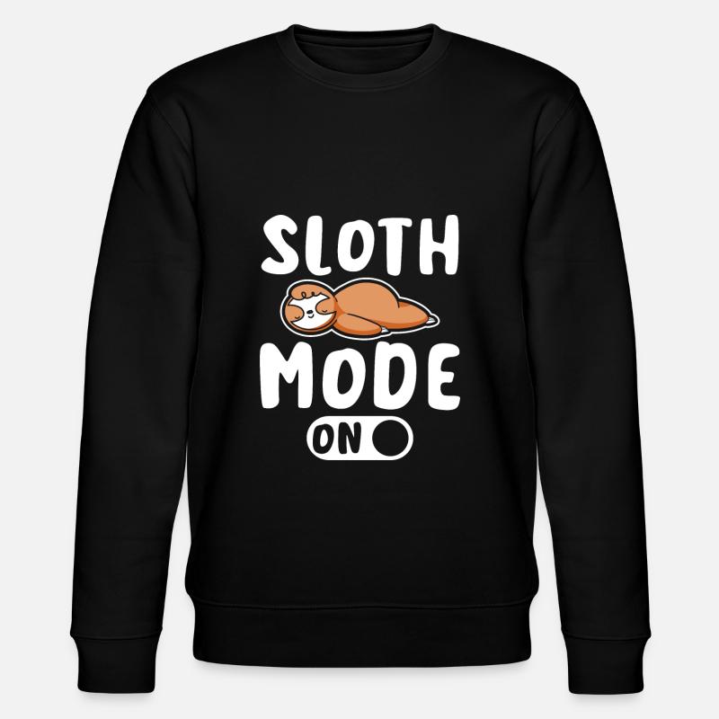 Mode paresseux activé - Sweat bio CHANGER Stanley/Stella Unisexe - noir