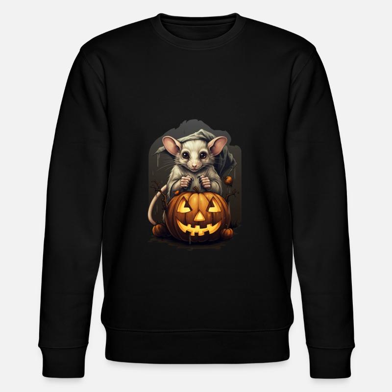 Souris Halloween - Sweat bio CHANGER Stanley/Stella Unisexe - noir