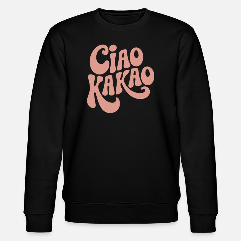 Ciao Kakao - Stanley/Stella Unisex Bio-Sweatshirt CHANGER  - Schwarz