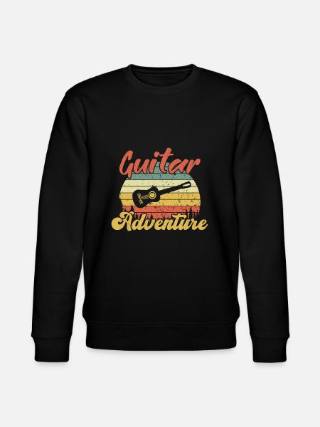 Guitar Adventure / Gitarre - Stanley/Stella CHANGER Unisex Organic Sweatshirt - black
