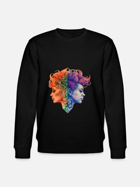 Pride Girls - Stanley/Stella Unisex Bio-Sweatshirt CHANGER - Schwarz