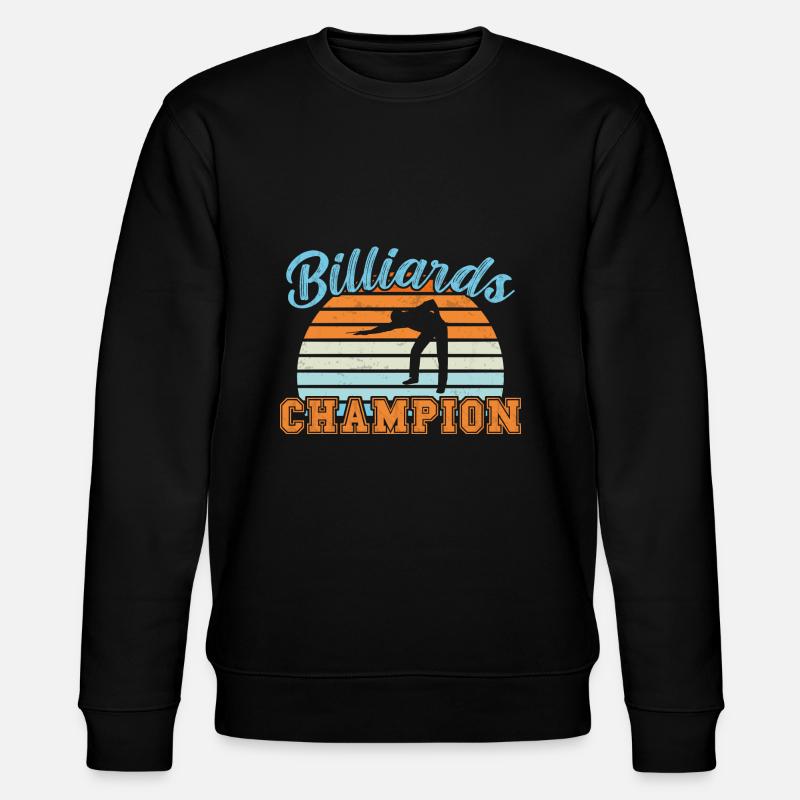 Billiards Champion / Billiard Snooker - Stanley/Stella Unisex Bio-Sweatshirt CHANGER  - Schwarz