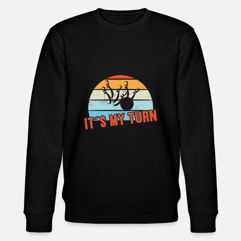 C’est mon tour / Bowling - Sweat bio CHANGER Stanley/Stella Unisexe - noir