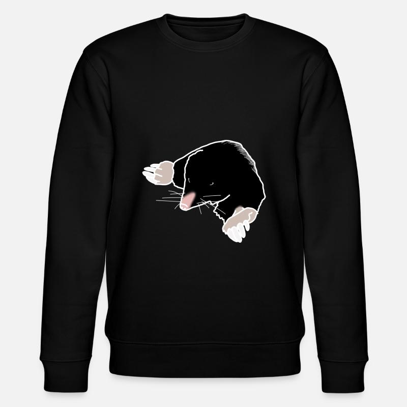 mole - Stanley/Stella CHANGER Unisex Organic Sweatshirt - black