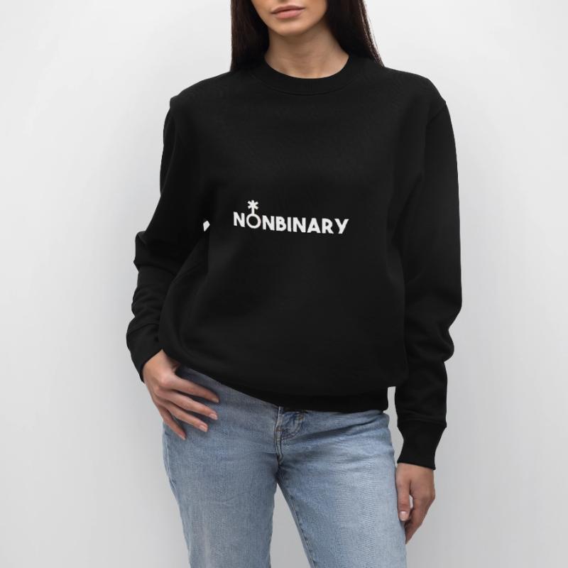 Non-binary non-binary non-binary gender symbol Stanley/Stella CHANGER Unisex Organic Sweatshirt