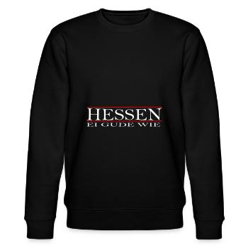 Ei Gude wie, Hessen, Frankfurt, Apfelwein, - Stanley/Stella Unisex Bio-Sweatshirt CHANGER  - Schwarz - Vorne - Nik (191cm) & Marisol (170cm)