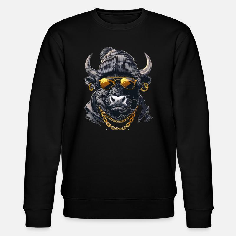 Taureau cool - Sweat bio CHANGER Stanley/Stella Unisexe - noir