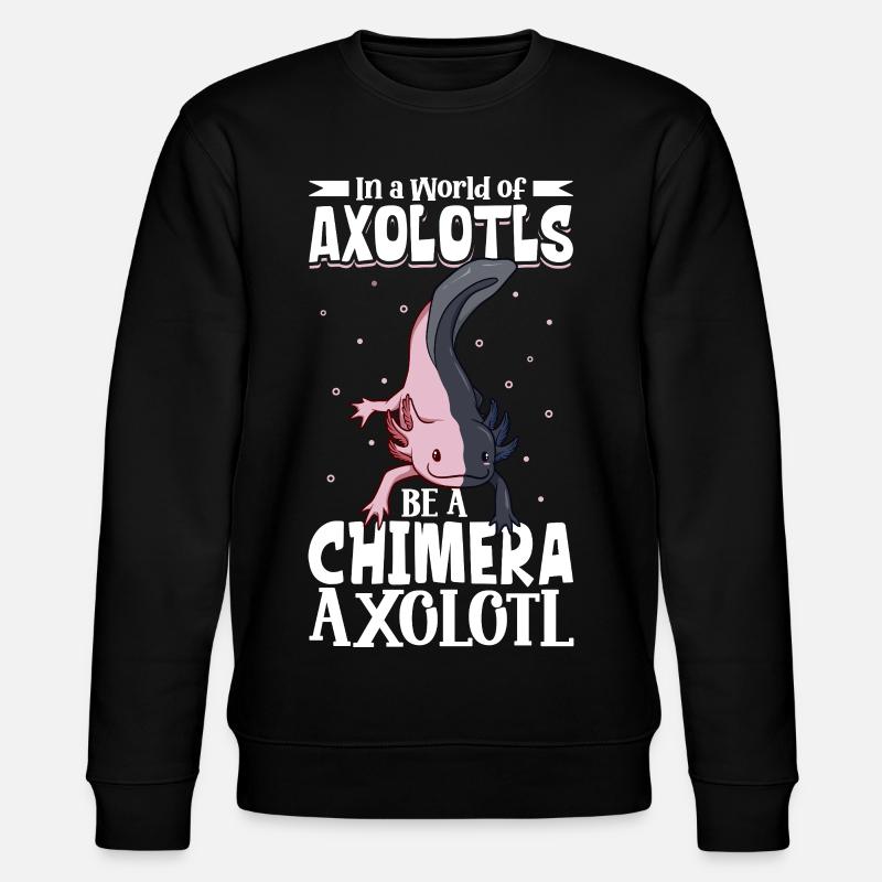 Soyez un Axolotl Chimère - Sweat bio CHANGER Stanley/Stella Unisexe - noir