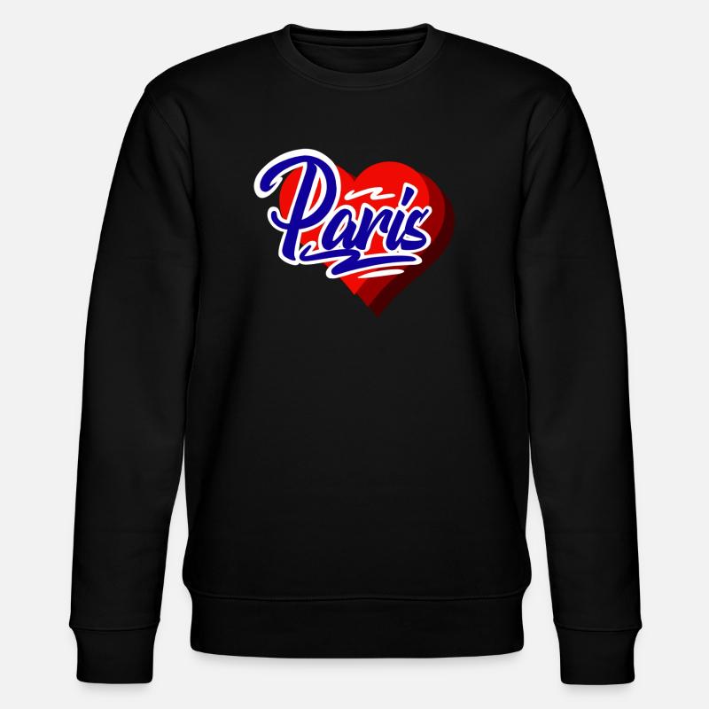 Paris - Stanley/Stella CHANGER Unisex Organic Sweatshirt - black
