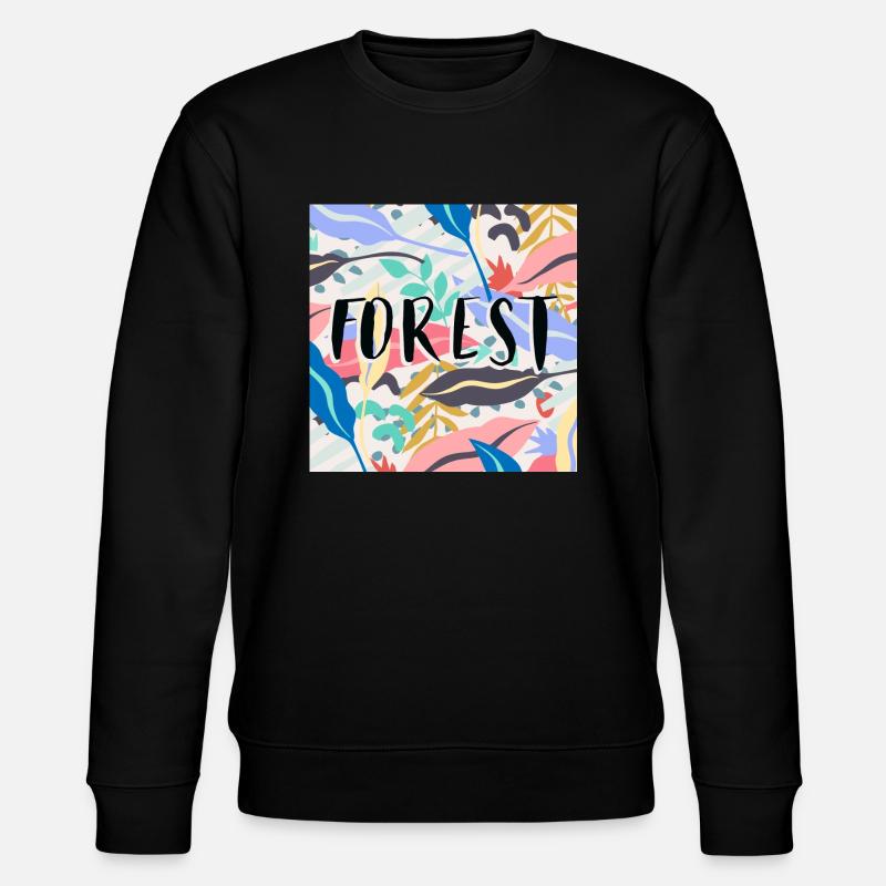 Forest 2 - Stanley/Stella CHANGER Unisex Organic Sweatshirt - black