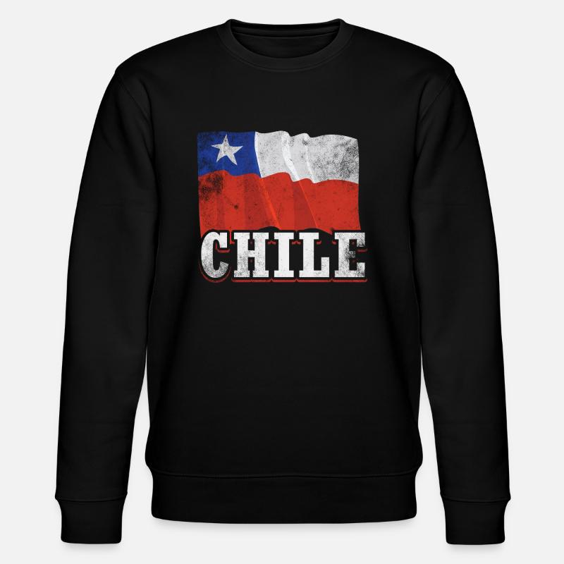 Drapeau du Chili - Sweat bio CHANGER Stanley/Stella Unisexe - noir