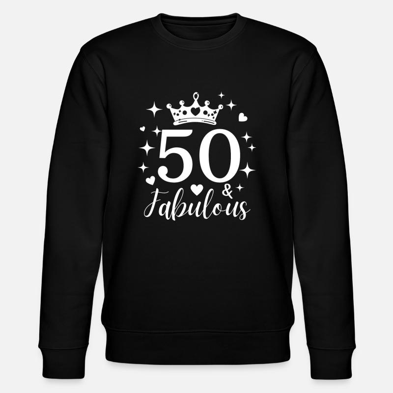 Fabuleux 50. 50e anniversaire - Sweat bio CHANGER Stanley/Stella Unisexe - noir