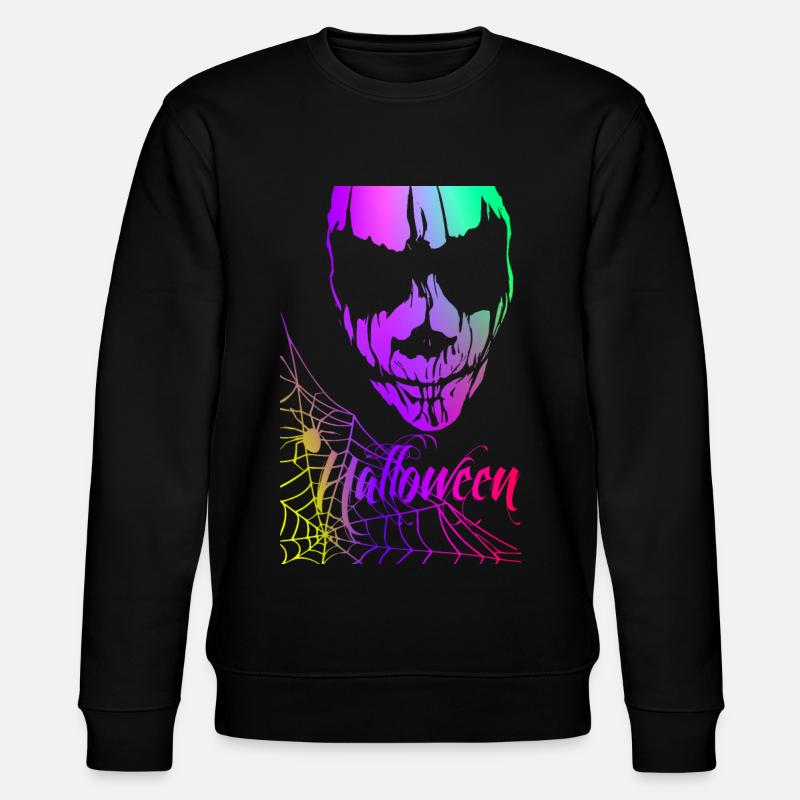 Halloween effrayant - Arc-en-ciel - Sweat bio CHANGER Stanley/Stella Unisexe - noir