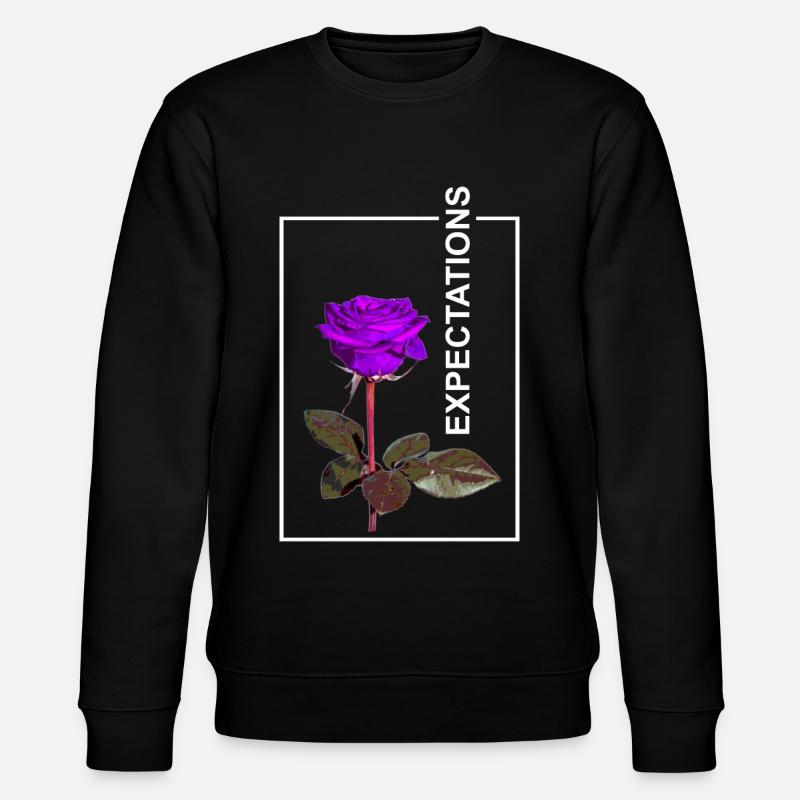 Rose Expectaions Ästhetik - Stanley/Stella Unisex Bio-Sweatshirt CHANGER - Schwarz