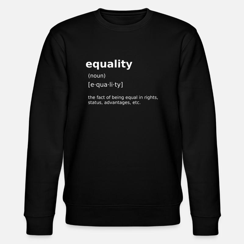 Égalité - Sweat bio CHANGER Stanley/Stella Unisexe - noir