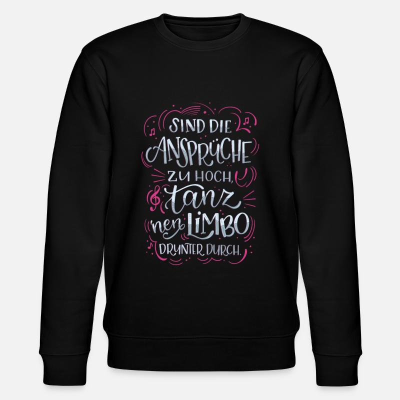 Limbo Tanzen - Stanley/Stella Unisex Bio-Sweatshirt CHANGER  - Schwarz