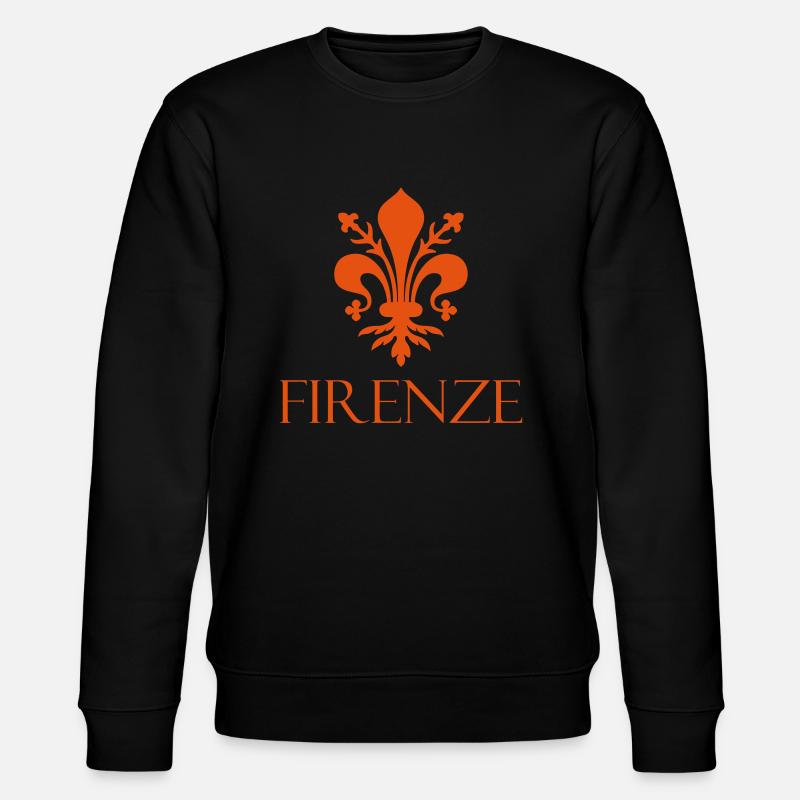 firenze fleur de lys - Sweat bio CHANGER Stanley/Stella Unisexe - noir