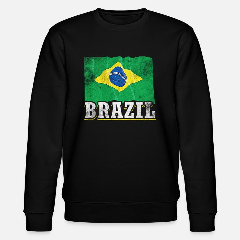 Drapeau du Brésil - Sweat bio CHANGER Stanley/Stella Unisexe - noir