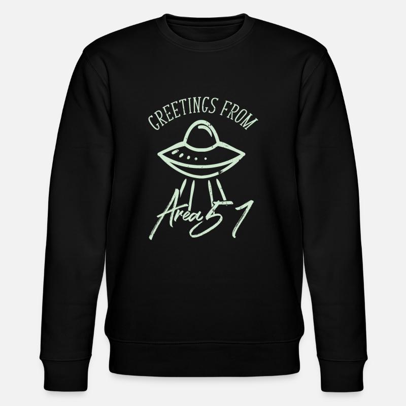 Alien Ufo - Sweat bio CHANGER Stanley/Stella Unisexe - noir