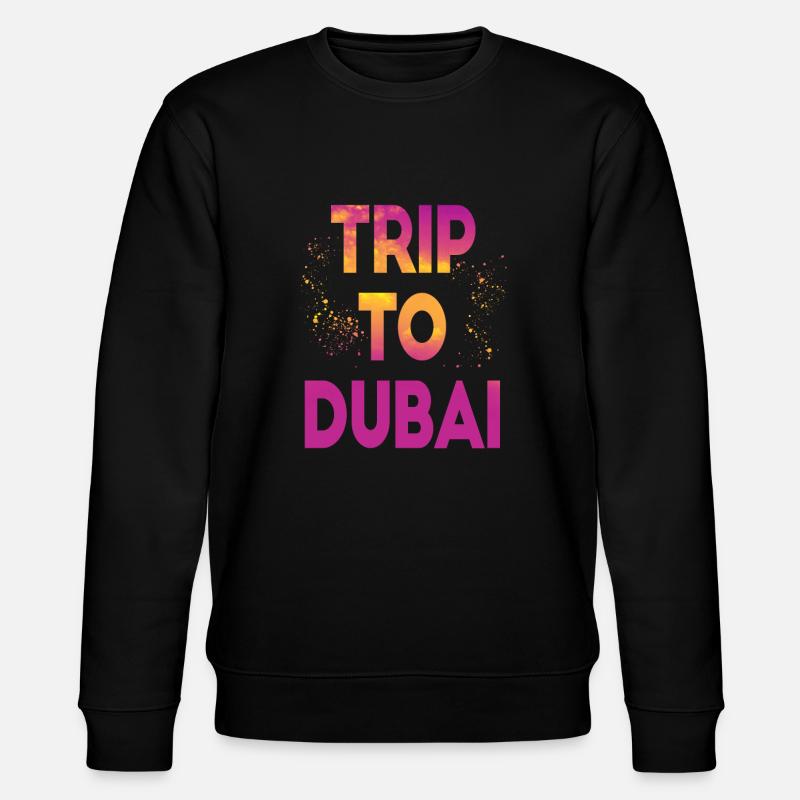 Trip To Dubai - Stanley/Stella Unisex Bio-Sweatshirt CHANGER  - Schwarz
