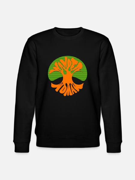 Wanderwoman - Wanderfrau - psychedelic 60s style - Stanley/Stella Unisex Bio-Sweatshirt CHANGER  - Schwarz