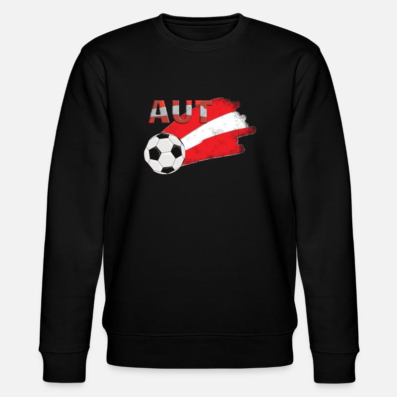 Drapeau Autriche - Sweat bio CHANGER Stanley/Stella Unisexe - noir