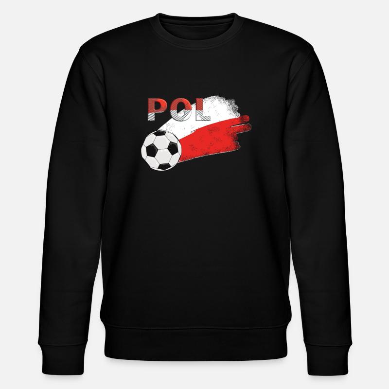 Drapeau Pologne - Sweat bio CHANGER Stanley/Stella Unisexe - noir