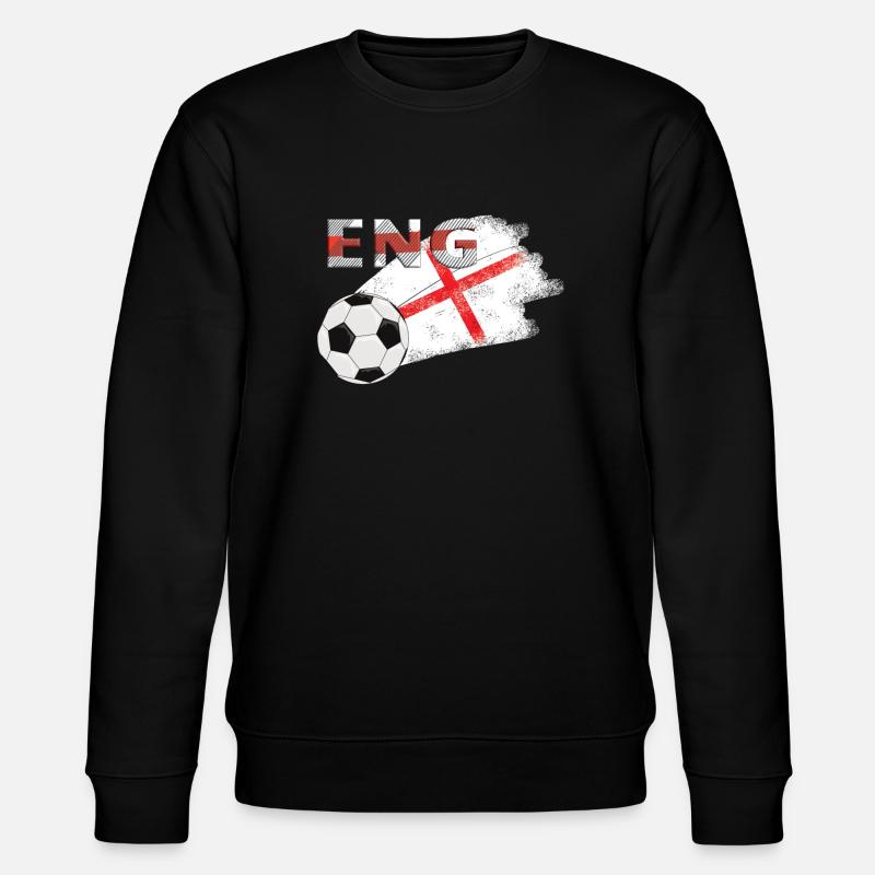Flag Angleterre - Sweat bio CHANGER Stanley/Stella Unisexe - noir