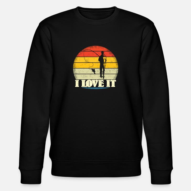 Idée cadeau pêcheur Hobby Pêche - Sweat bio CHANGER Stanley/Stella Unisexe - noir