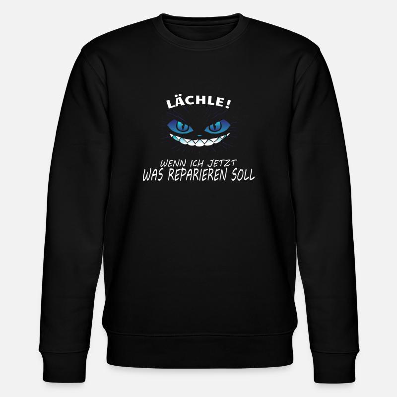 Heimwerker Geschenkidee Handwerker - Stanley/Stella Unisex Bio-Sweatshirt CHANGER  - Schwarz